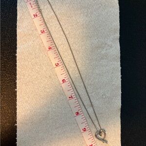 Elegant Silver Heart Pendant Necklace